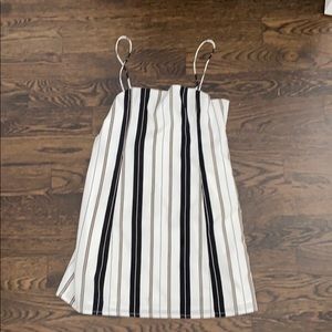 Striped mini dress